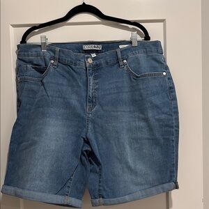 Code Bleu Women's Blue Denim Shorts